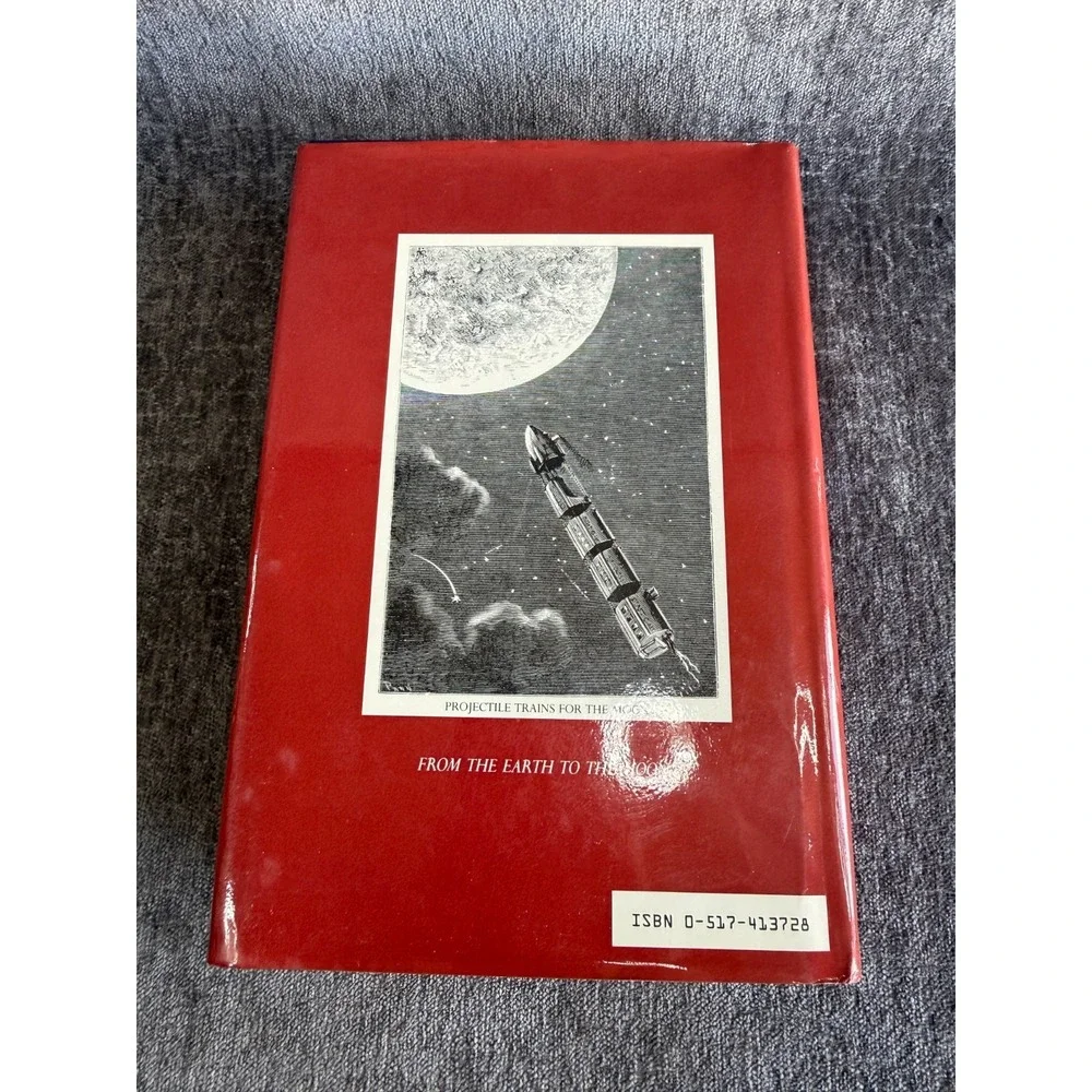 Works of Jules Verne Hardcover Book 1983 Avenel Illustrated DJ 20000 Leagues Sci